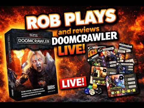 Doomcrawler live!!!! Review and partial Playthru while injured!