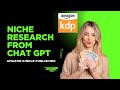 Amazon Kdp | How to find Niche Research From Chat GPT ||IN URDU