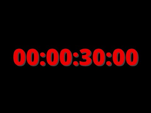 30 second red & black timer #30secondcountdown #countdown