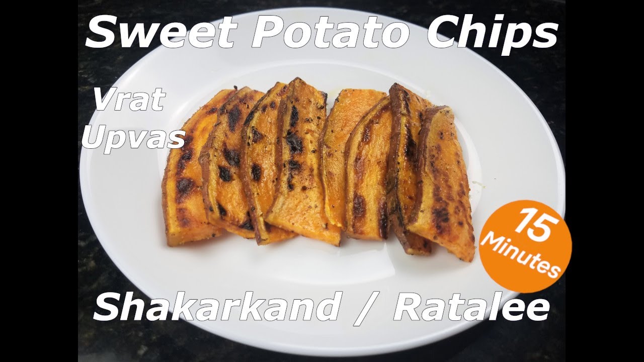 Sweet Potato Chips Easy recipe of delicious butter flavored,shallow