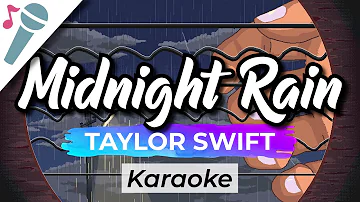 Taylor Swift - Midnight Rain - Karaoke Instrumental (Acoustic)