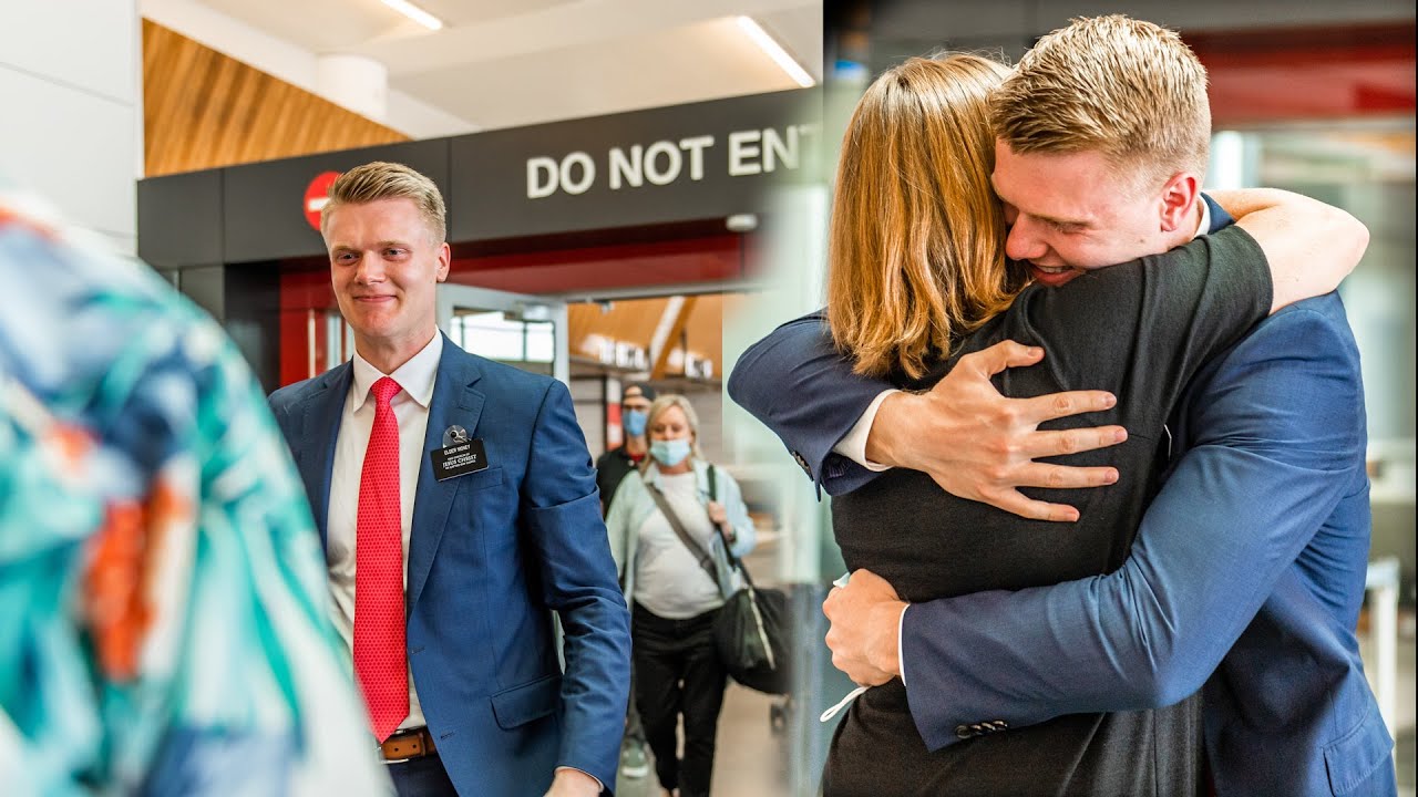 Elder Money's Home!  |  Emotional Airport Homecoming