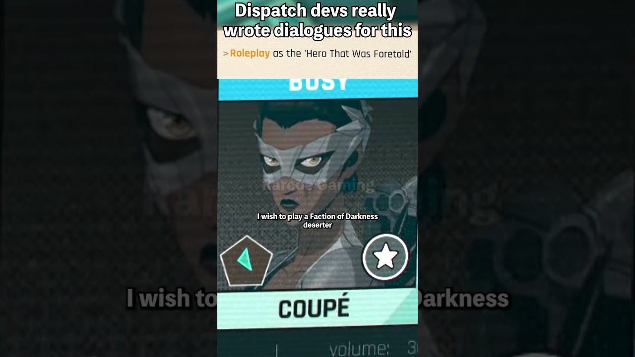 Разработчики Dispatch действительно написали диалоги для этой игры #dispatch #dispatchgame