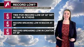 Record Low? Athens, GA Forecast 10-20