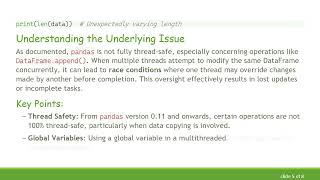 Solving the Issue of Incomplete Tasks in ThreadPoolExecutor with pandas DataFrames