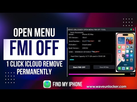 ICLOUD REMOVE OPEN MENU FMI OFF IOS 18.5+ - YouTube