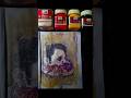 DARK ART painting sketch with #brillian9004 metalic paints | @livinedart