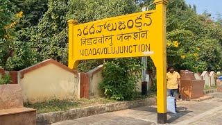 NDD, Nidadavolu Junction railway station, Indian Railways in 4k ultra HD