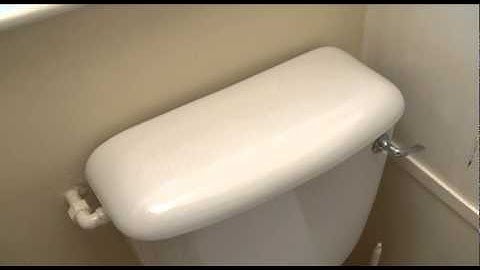 How to fit a save a flush device