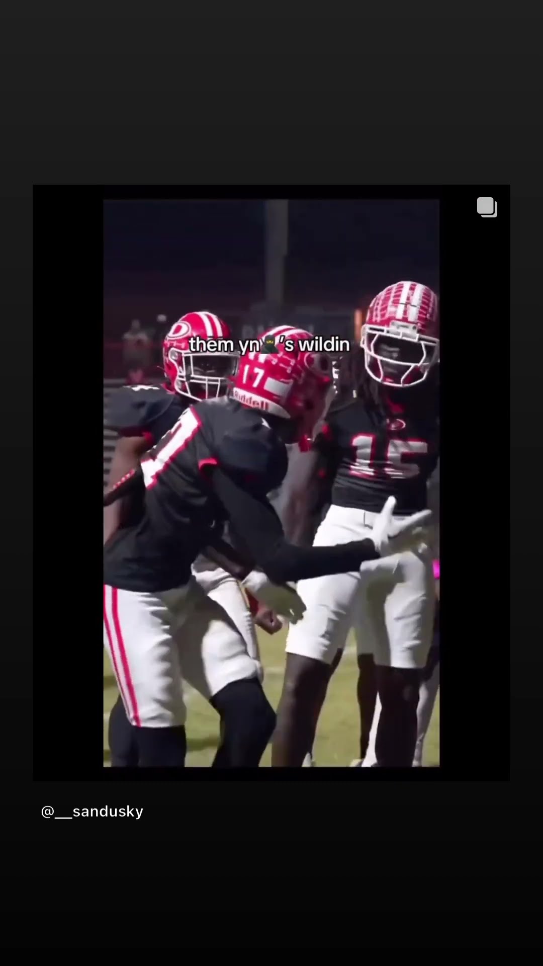 He body slammed him #hoodnews #football #tackle #omg #yns