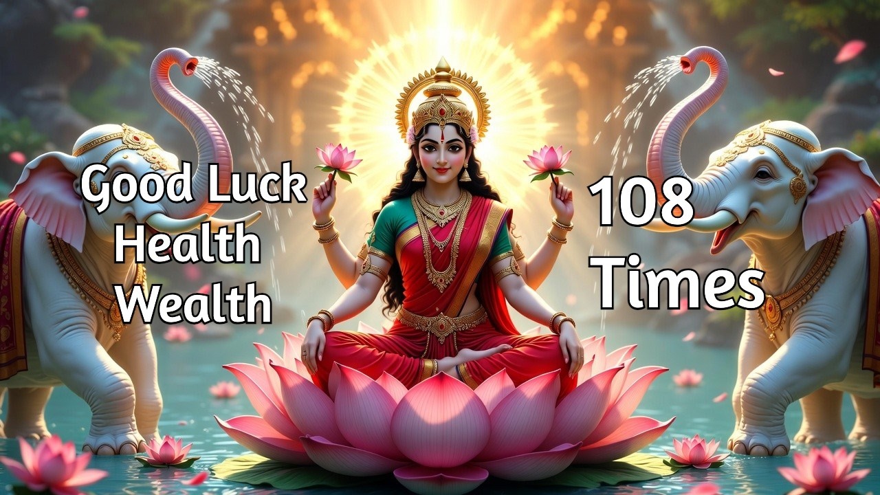 Lakshmi Gayatri Mantra 108 Times | Powerful Mantra for Wealth, Peace & Prosperity