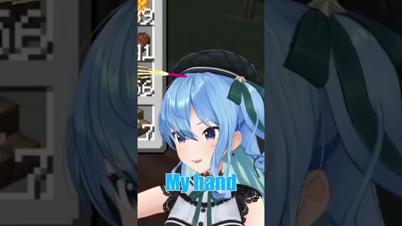 Suisei put firework on her head #hoshimachisuisei #hololive #vtuber  #vtuberclips