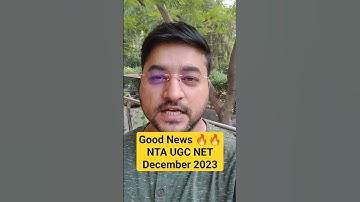 Good news for NTA UGC NET SET December 2023 #ntaugcnet #paper1 #dec2023 #shorts