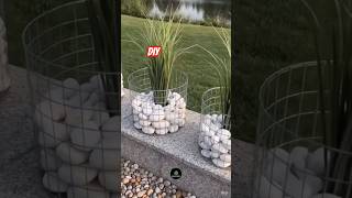 Easy white stone plant decor 🌿✨#gardenideas