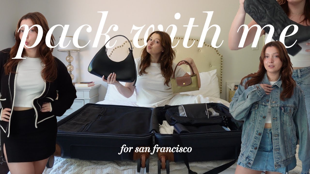 pack & plan outfits with me for SF 🤍 outfit planning, my go to basics, late summer outfits