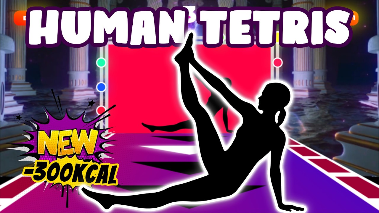 HUMAN TETRIS | Immersive Interactive Warm Up | Yoga Version
