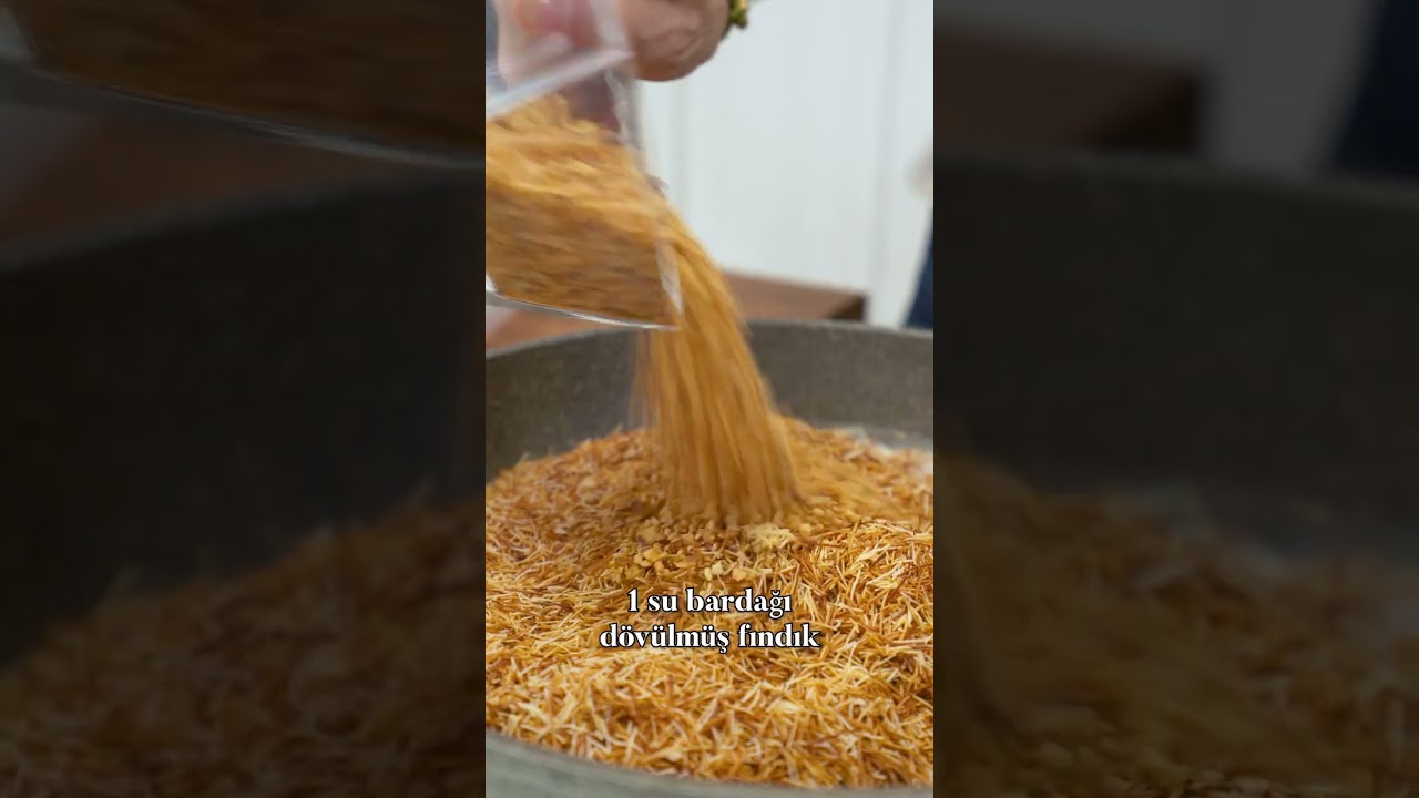 Muhallebili Kadayıf Tarifi ????HEM ÇITIR HEM HAFİF BİR TATLI