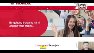 Cara Melamar Kerja Di PT Astra Honda Motor, segampang ini hanya modal kuota.!!