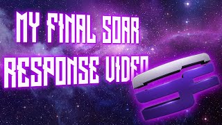 SoaR Final Response!! #SoaRRC @SoaRGaming @Crudes @NoisyButters @bpi_ gaming