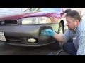 1995 Subaru Outback: DIY - popping a dent out of bumper cover