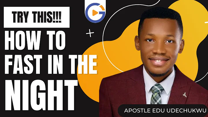 🔥 Do This You'll Always Fast & Pray At Night -  APOSTLE EDU UDECHUKWU