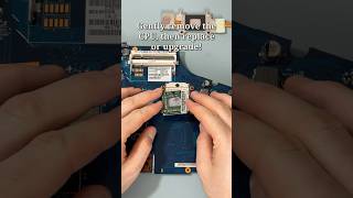 Removing A Socketed Laptop CPU!  #laptoprepair #techshorts #pc