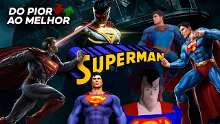 Qual o MELHOR e o PIOR JOGO do SUPERMAN, segundo a crítica? - Voxel Do Pior ao Melhor
