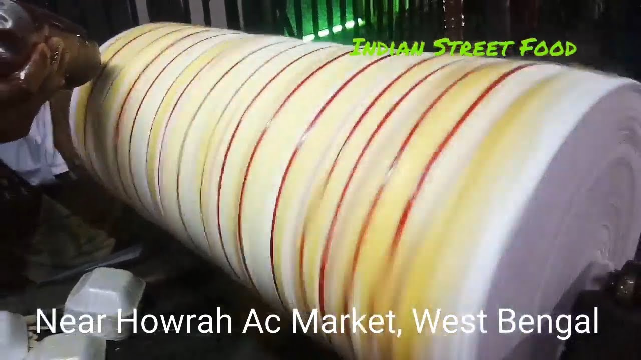 Amazing Roller Coaster Natural Fruit Ice Cream Making Kolkata Street