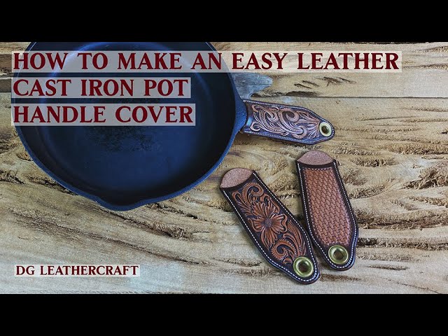 Cast Iron Skillet Handle Cover DIY - A Beautiful Mess