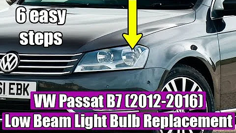 Comment changer une ampoule de phare sur Passat b7 ?