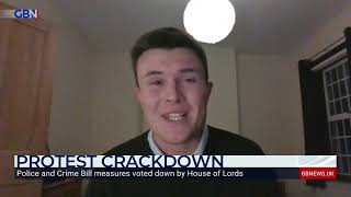 House of Lords reject proposals within the Government's Police, Crime, Sentencing and Courts Bill