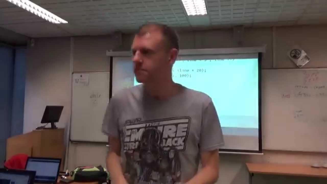 Lots of examples of while loops and for loops in Processing - YouTube