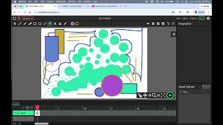 Introduction to Drawing and Shape Tools to make a Frame by Frame Animation with Wick Editor