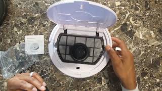 Unboxing Review of The Brookstone 3-1 Robotic Floor Cleaner