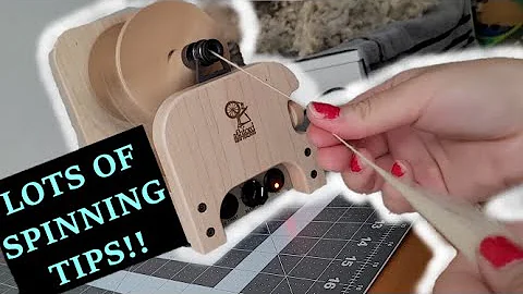 Ashford E-Spinner 3 Demo Spin / How I Spin Consistent Singles