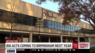 Big acts coming to Birmingham in 2025