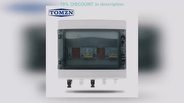 A must-have product! Solar photovoltaic PV Combiner Box With Lightning Protection 2 input 2 out DC