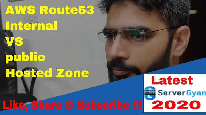 Route53 Internet vs Public Hosted Zone | How to resolve domain internally and externally