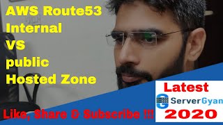 Route53 Internet vs Public Hosted Zone | How to resolve domain internally and externally