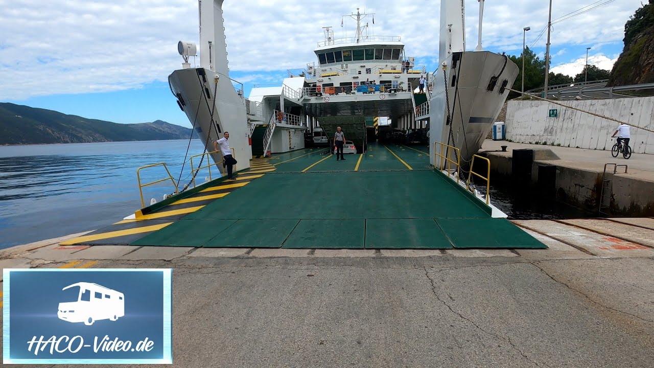 Rückreise Losinj-Cres Kroatien! Kontrollen in Slowenien und Österreich. Route mit Stellplätzen