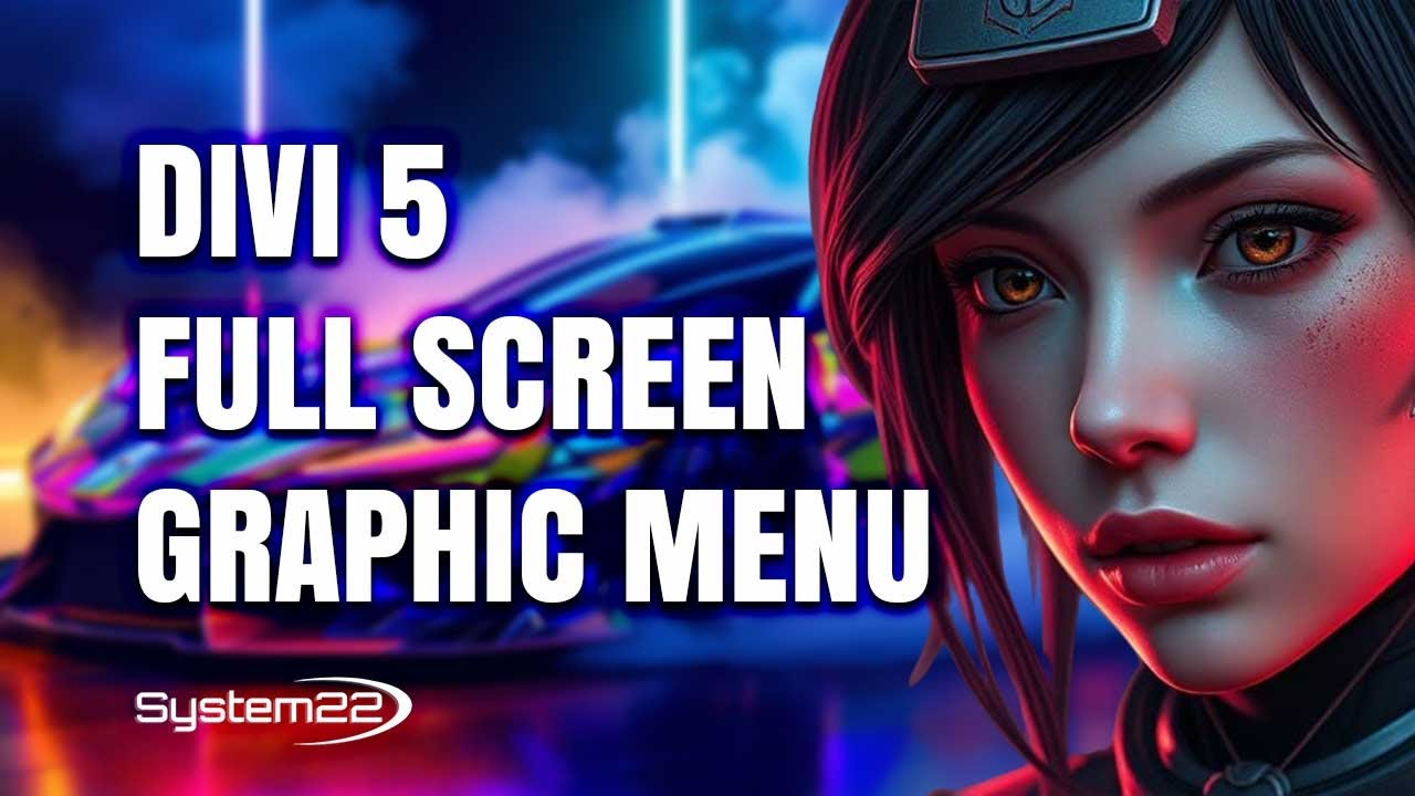 Divi 5 Theme Create a Responsive Graphical Full Screen Menu - YouTube