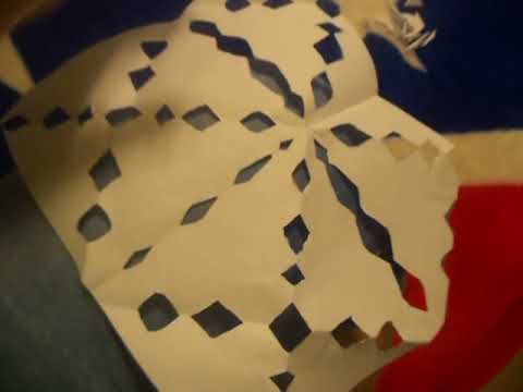 How to make paper snowflakes - YouTube