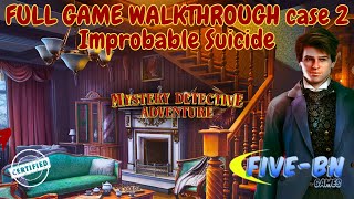 Mystery Detective Adventure Case 2 - Improbable Suicide  ♥ Full Walkthrough [FIVE-BN GAMES]