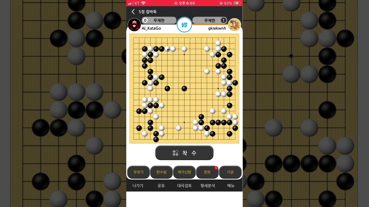 카타고와 5점 접바둑 38