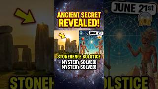 The Ancient Magic of Stonehenge: Summer Solstice Alignment ☀️ #space #historyfacts #stonecircle
