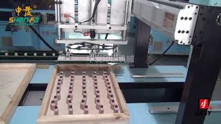 SF-SS212 Nail polish Bottle full automatic screen printing machine