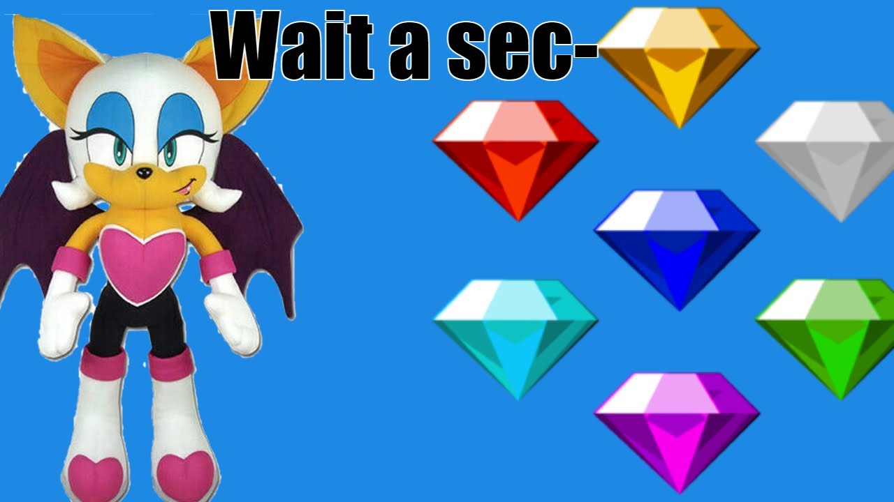 Rouge Steals The Chaos Emeralds ~ Sonic Plushie Video Youtube 