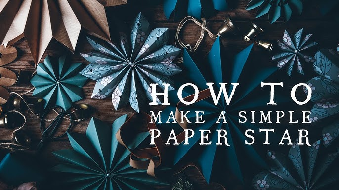 How to Make Easy Paper Bag Stars - Hearty Sol