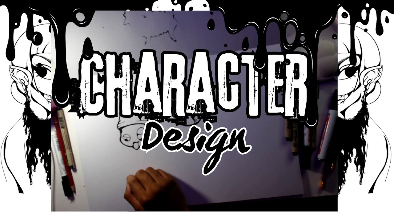 How I design & draw my characters | BADSHXTBUN | Twitch Art Stream summary