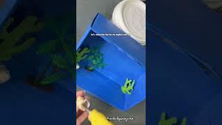 Fish Box DIY #diy #art #artshorts #shorts #shortvideo #public #explore #exploremore #hack